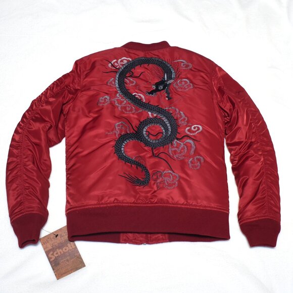 SCHOTT N.Y.C. CIV/MIL 1913 Jacket Intermediate size M Embroidery 100% Authentic - Picture 5 of 7